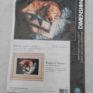Dimensions Stamped Cross Stitch "Snooze"